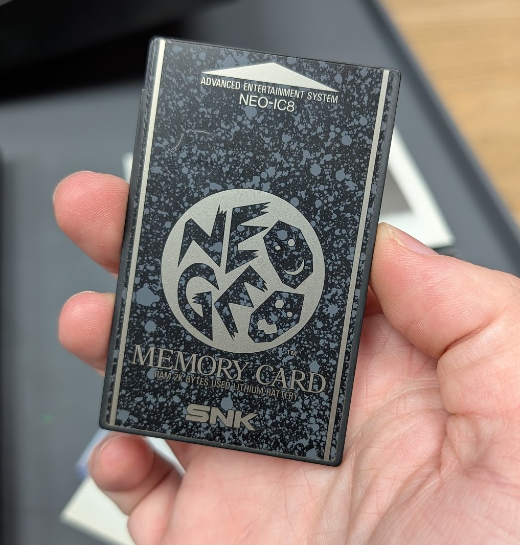 Memory Card (SNK Neo Geo AES) - RetroSix Wiki